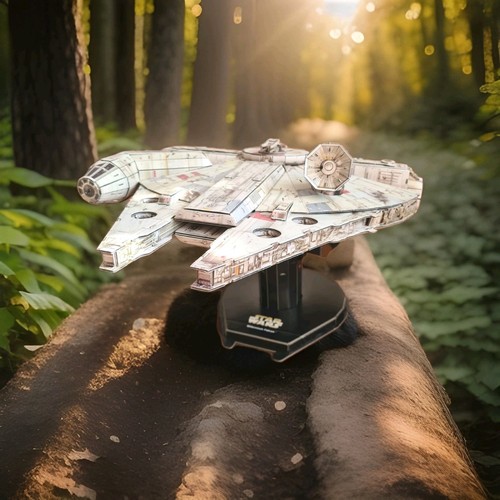 Millenium falcon star wars d - star,